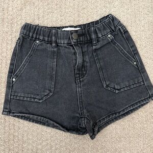 Cotton On Kids Black Denim Shorts
